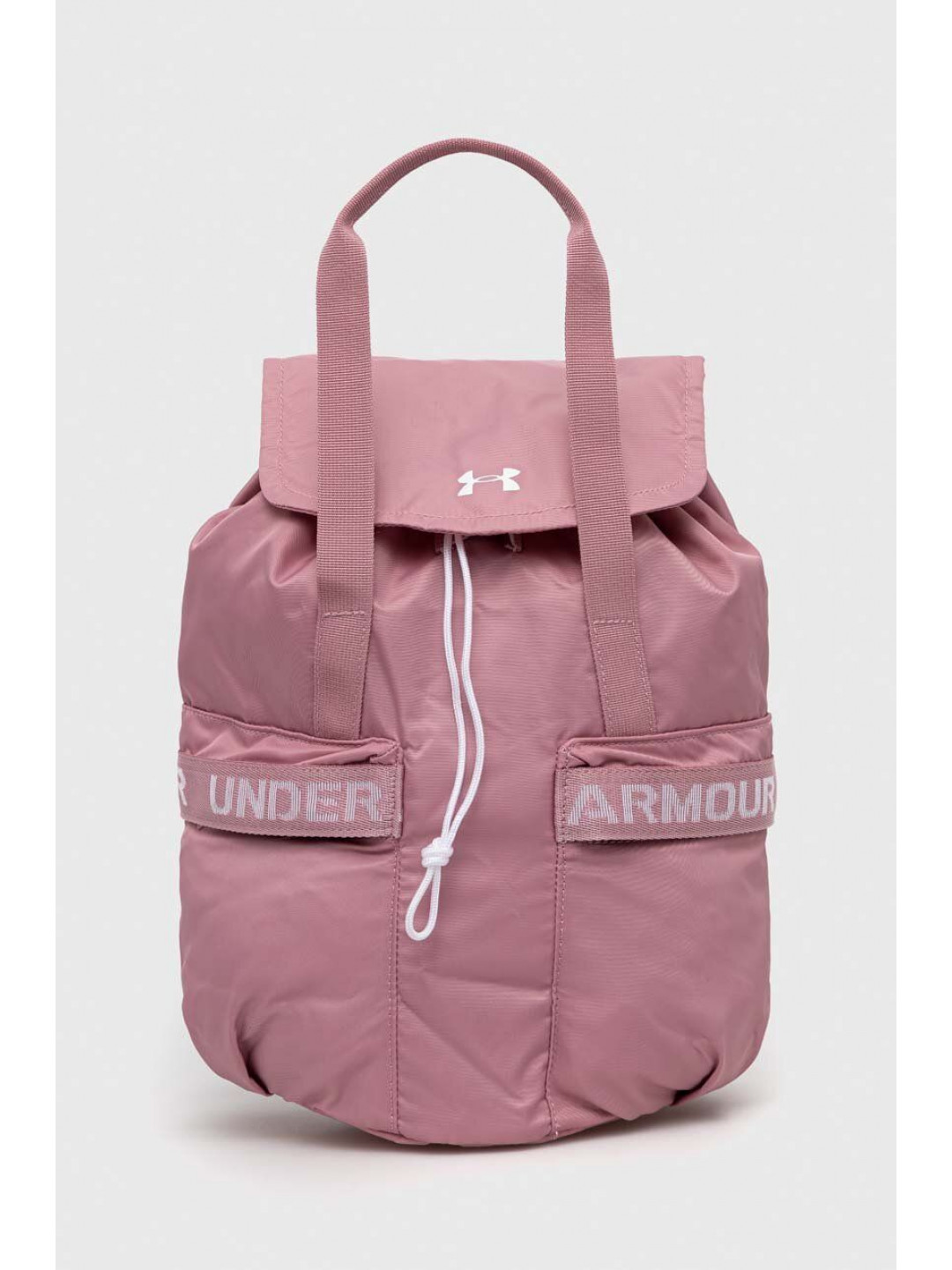 Batoh Under Armour dámský růžová barva malý hladký 1369211